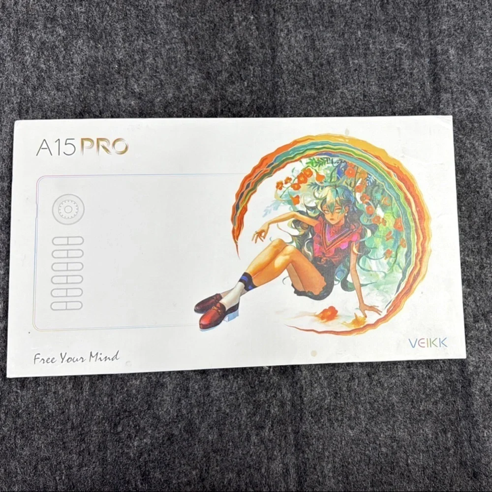 A15 Pro Graphics Tablet - White